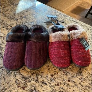 Isotoner Slippers (2 pair)